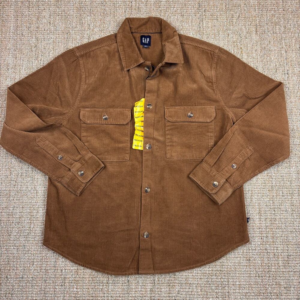 🤎 Gap Corduroy Shirt Jacket | Men's Medium | Brown
